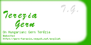terezia gern business card